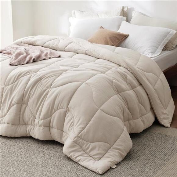 Bedsure Queen Comforter - Comforters Queen Size for All Season, Ultra-Soft Down - Picture 1 of 7